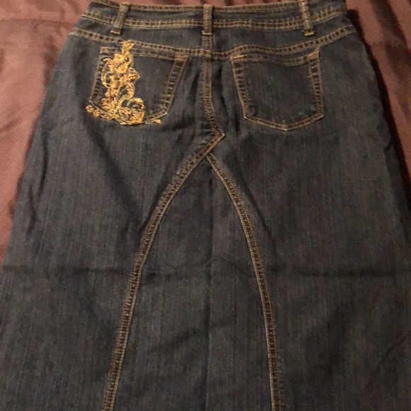 Cato blue Jean skirt - Picture 2 of 2